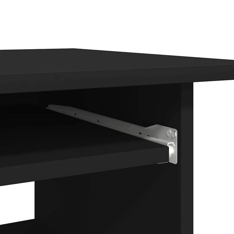 Desk Black 80x45x74 cm Chipboard