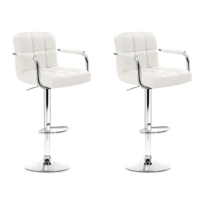 Allegra PU Barstools (Set of 2) - White