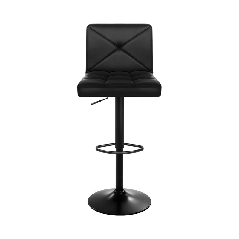 Criss PU Barstools (Set of 4) - Black