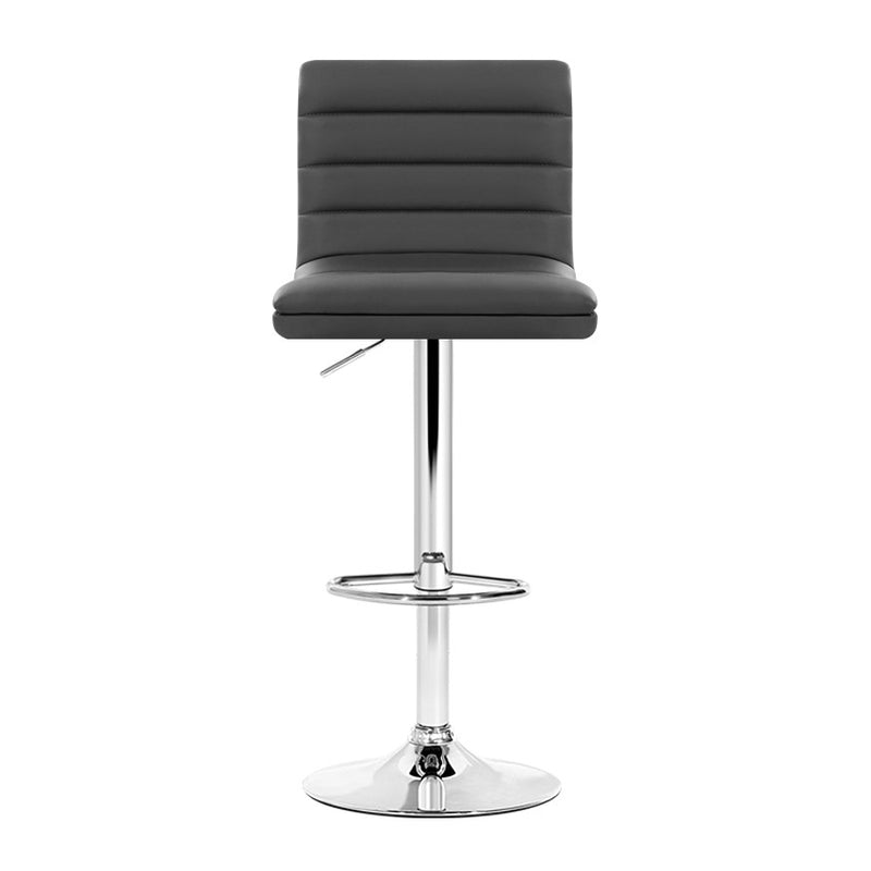 Jenna PU Barstools (Set of 4) - Grey.