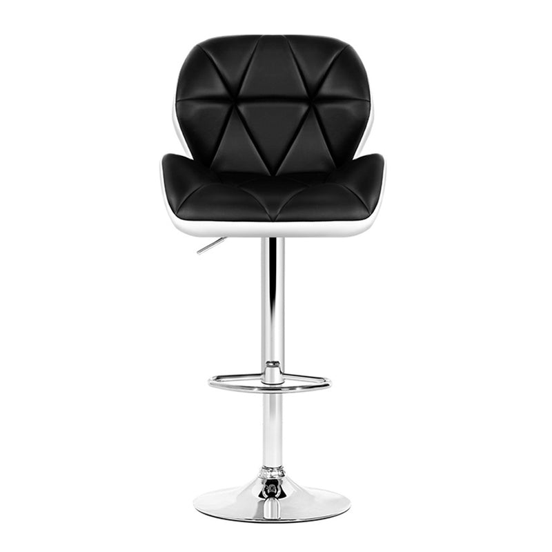 Atticus PU Barstools (Set of 2) - Black & White