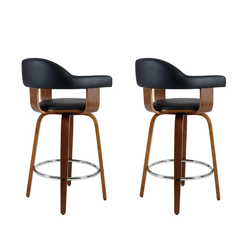 Pehani PU Barstools (Set of 2) - Black.