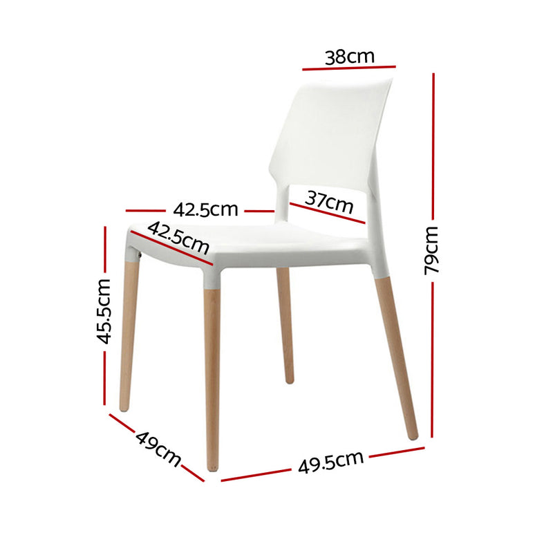 Ripley II Dining Chairs (Set of 4) - White