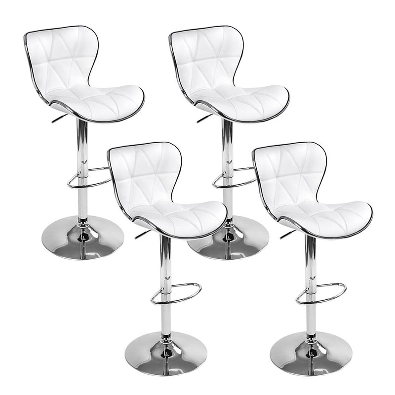 Labatte PU Barstools (Set of 4) - White