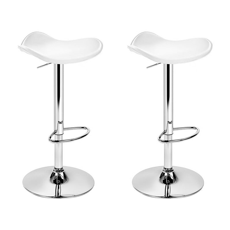 Nawa PU Barstools (Set of 2) - White