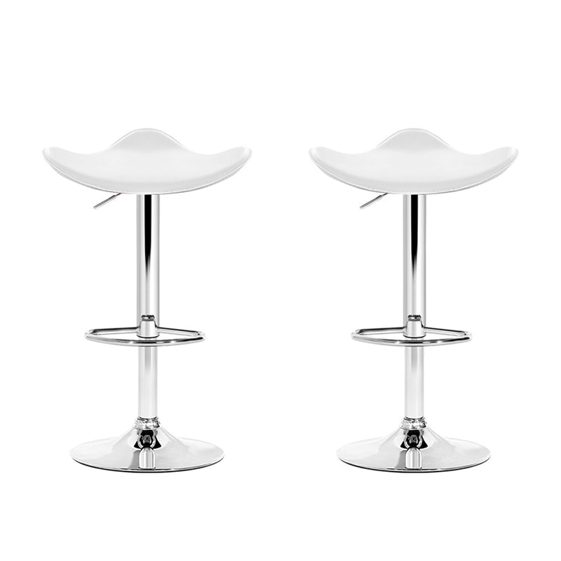 Nawa PU Barstools (Set of 2) - White