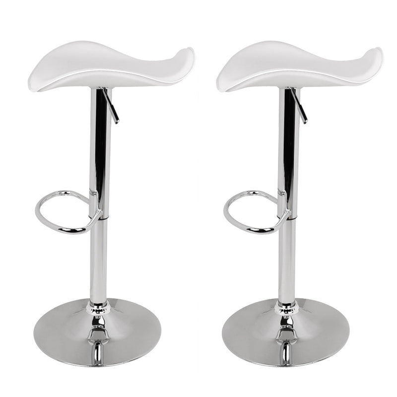 Nawa PU Barstools (Set of 2) - White