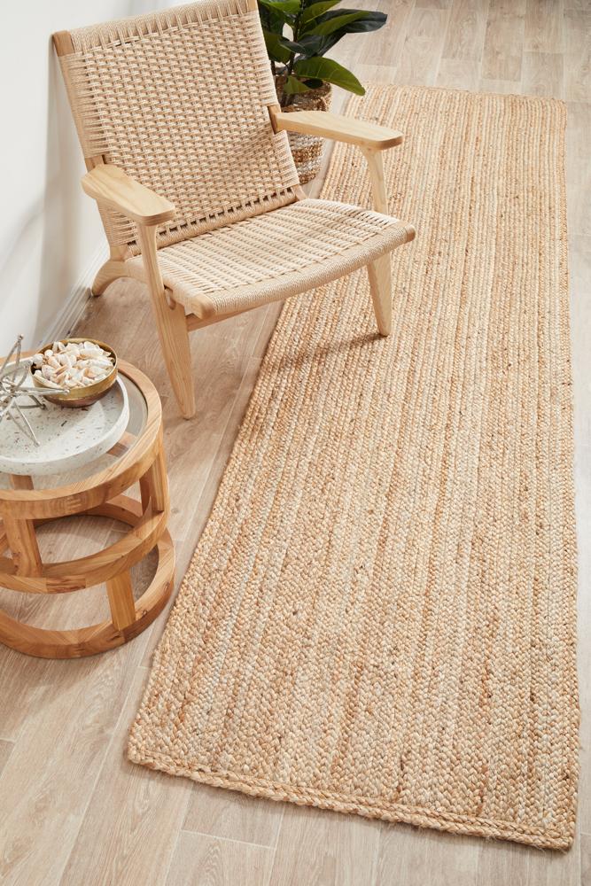 Byron Runner Rug - Natural.