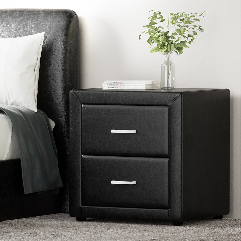 Moda PU Bedside - Black