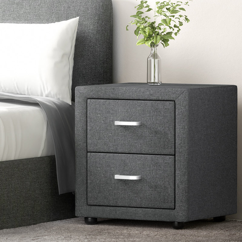 Moda Fabric Bedside - Grey