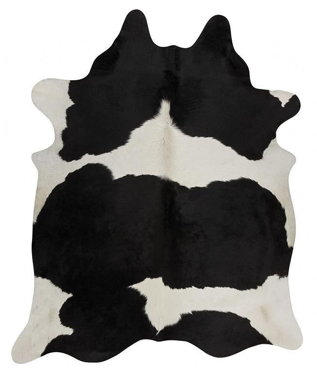 Maasai Cow Hide Black White.