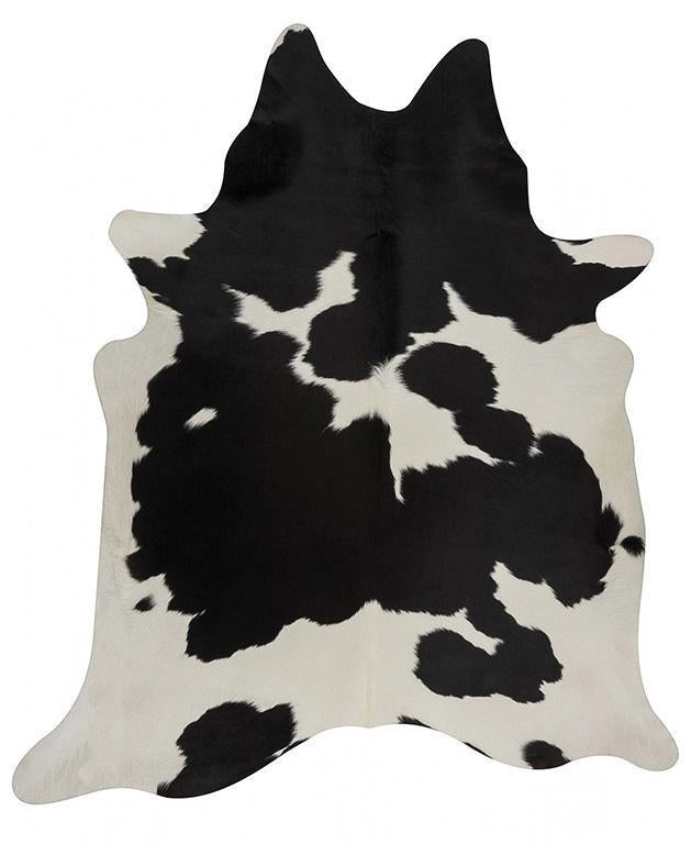 Maasai Cow Hide Black White.