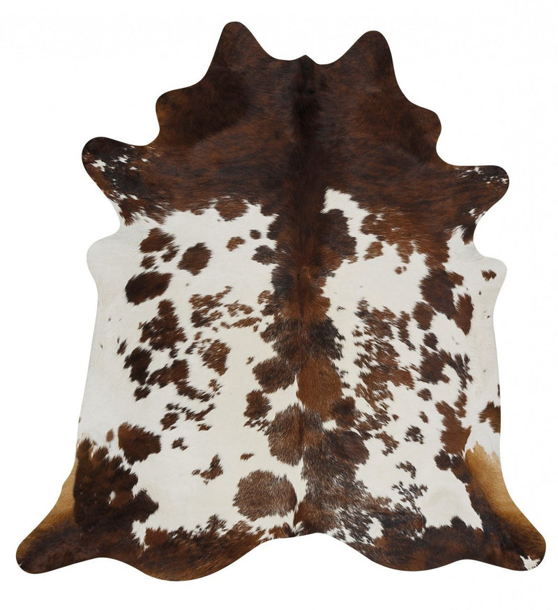 Maasai Cow Hide Black Tricolor.