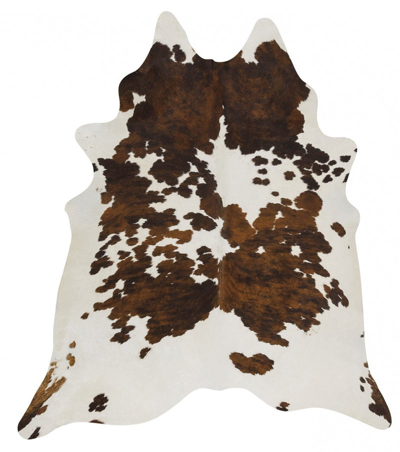 Maasai Cow Hide Black Tricolor.