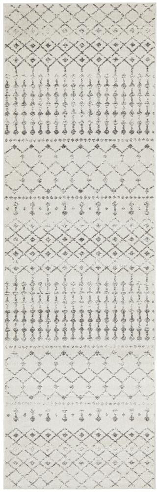 Monochrome Runner Rug - Elsa.