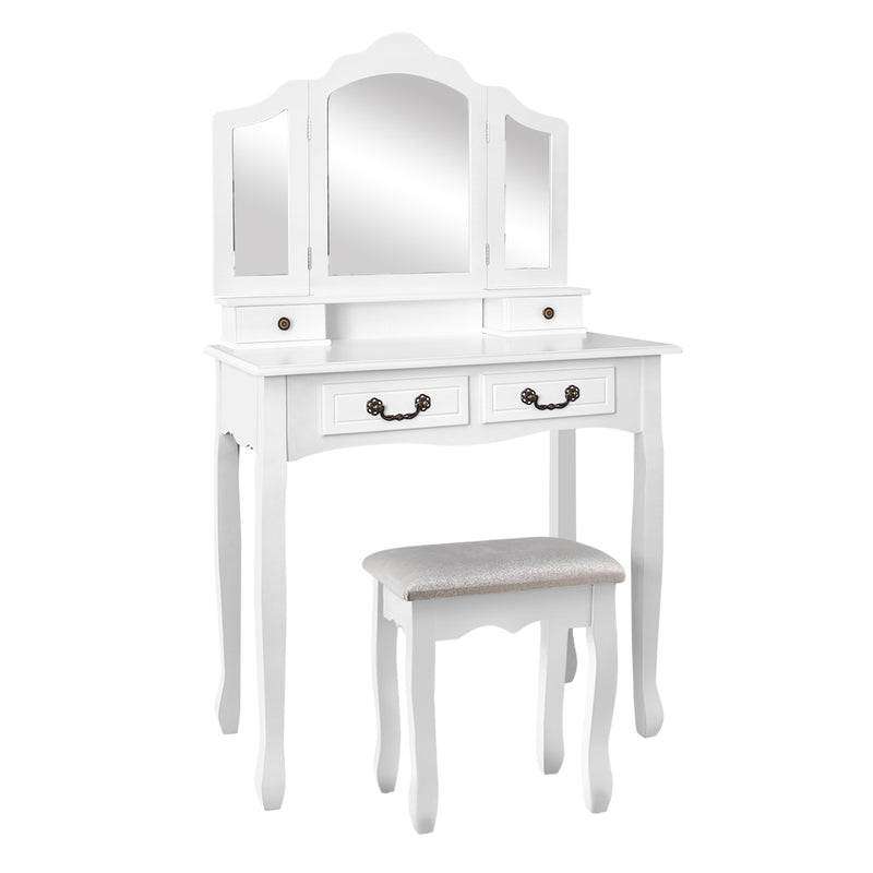 Haertgen Dressing Table Set - White