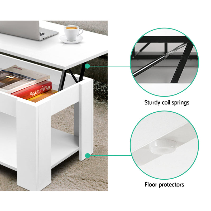 Selfoss Coffee Table - White