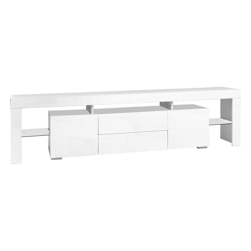 Manhattan 200cm LED TV Unit - White.