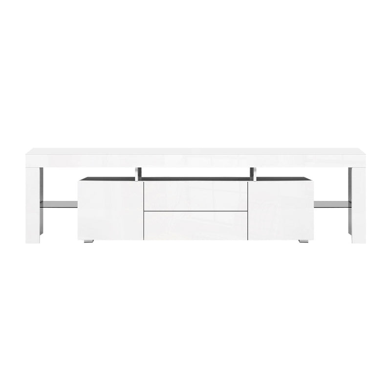 Manhattan 200cm LED TV Unit - White.