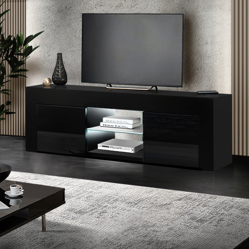 California LED TV Unit - Black