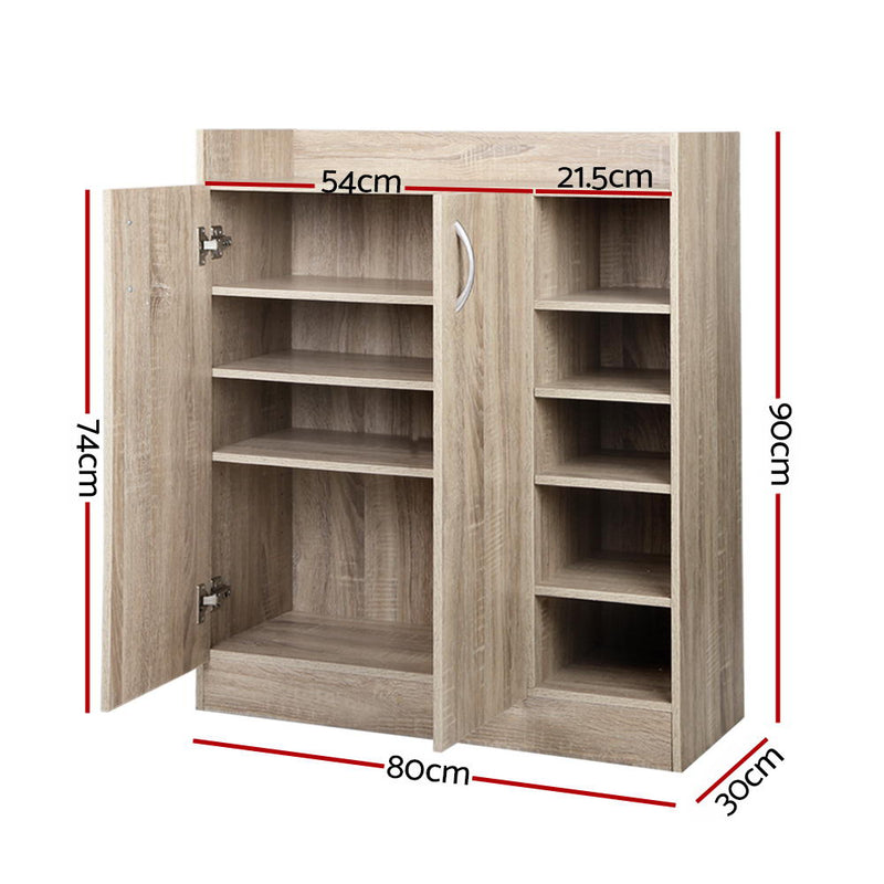 Shonde Shoe Cabinet - Oak