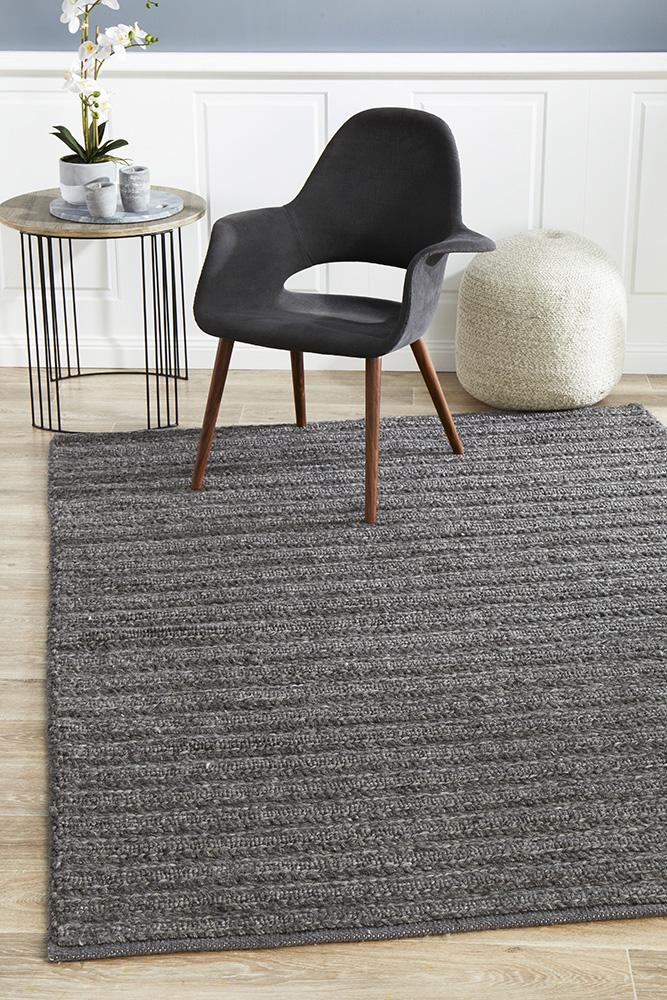 Crop 801 Charcoal Rug.