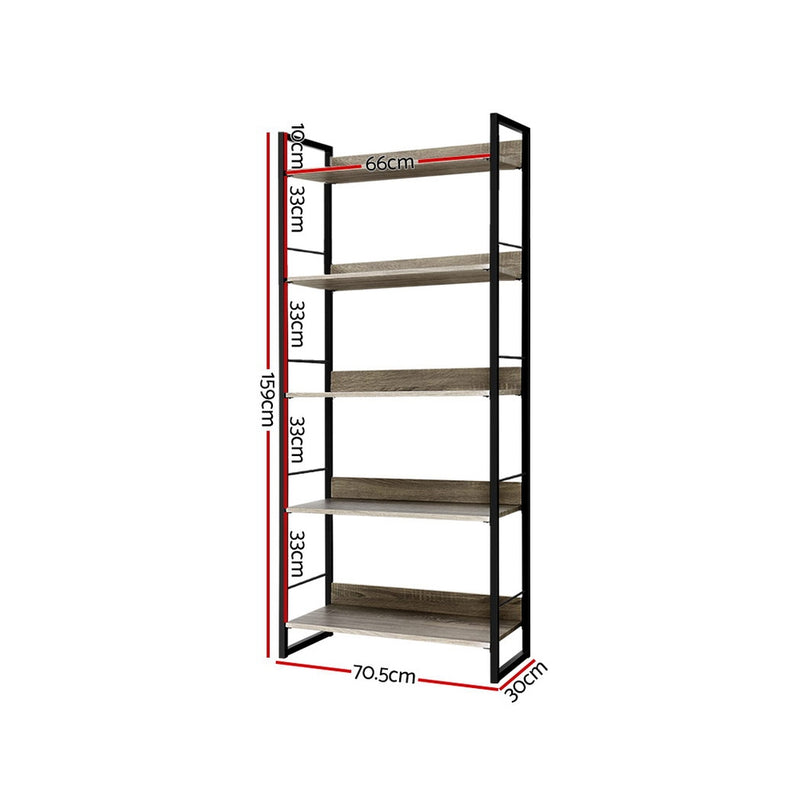 Truax 5 Tier Book Shelf