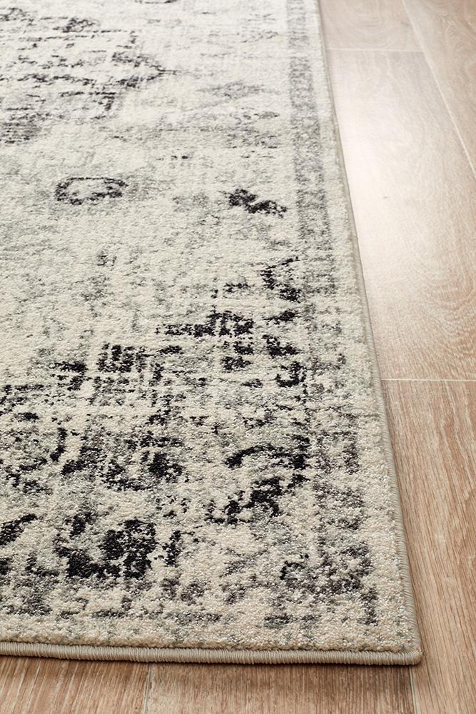 Library Transitional Charcoal Rug.