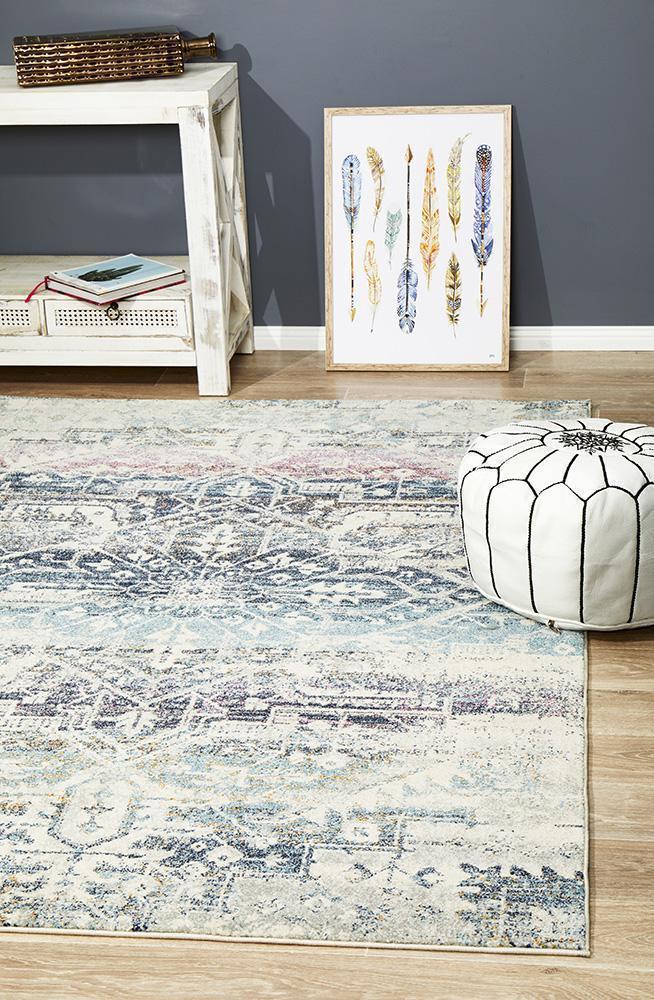 Library Layton Blue Rug.