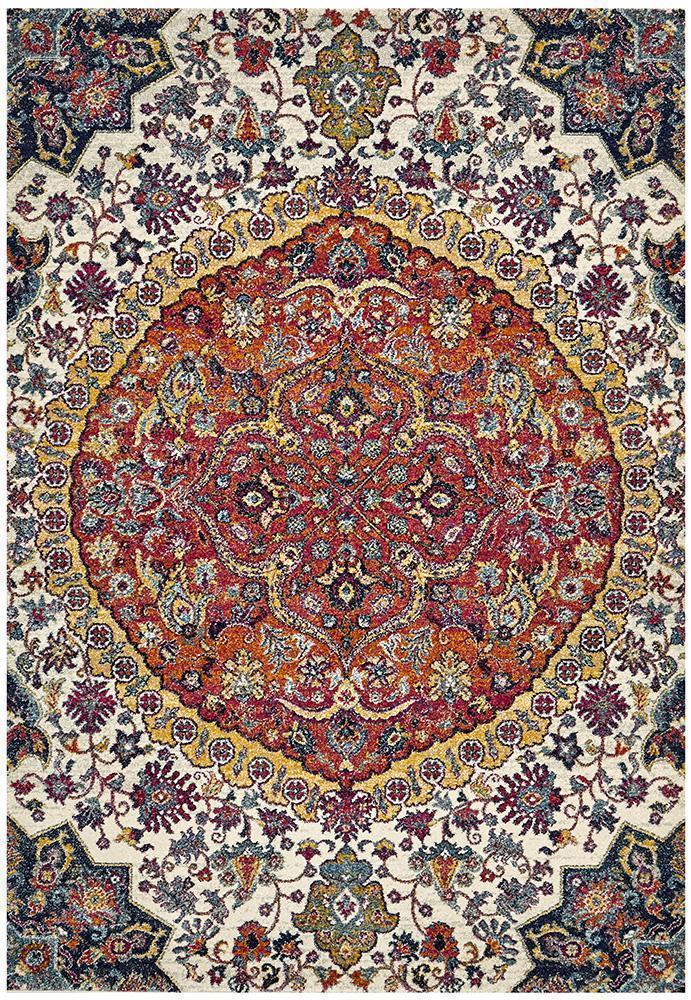 Library Shelly Rust Rug.