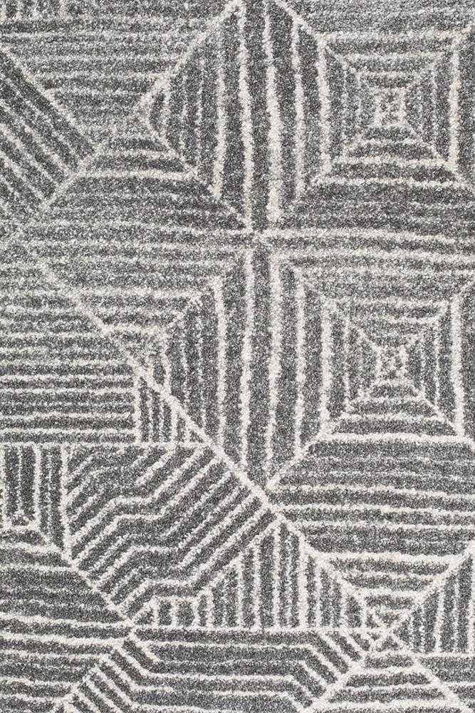 Bayview Kenza Contemporary Silver Rug.