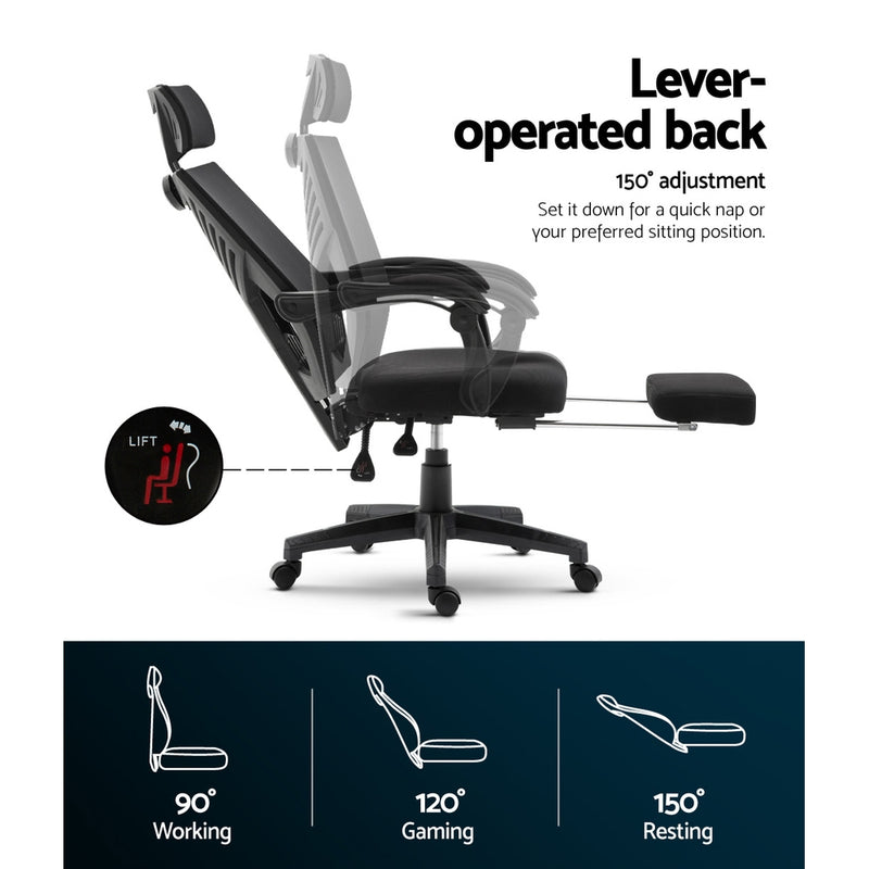 Espoir Gaming Chair - Black