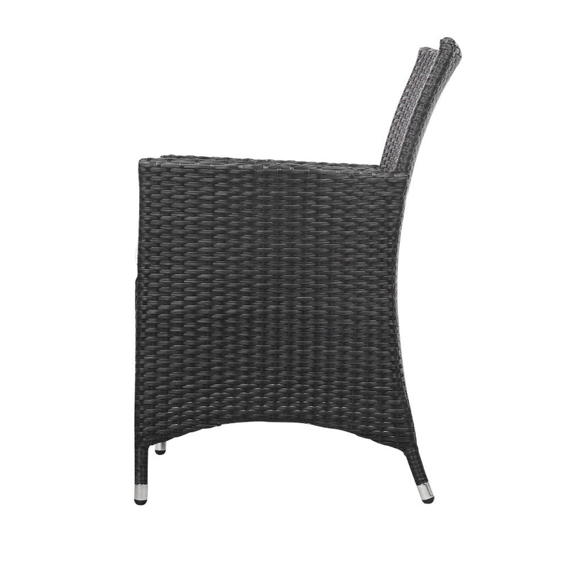 Partelli 3 Piece Outdoor Set - Black