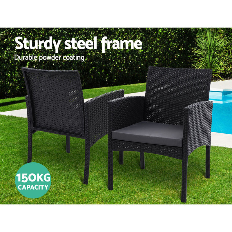 Sicuta 3 Piece Outdoor Set