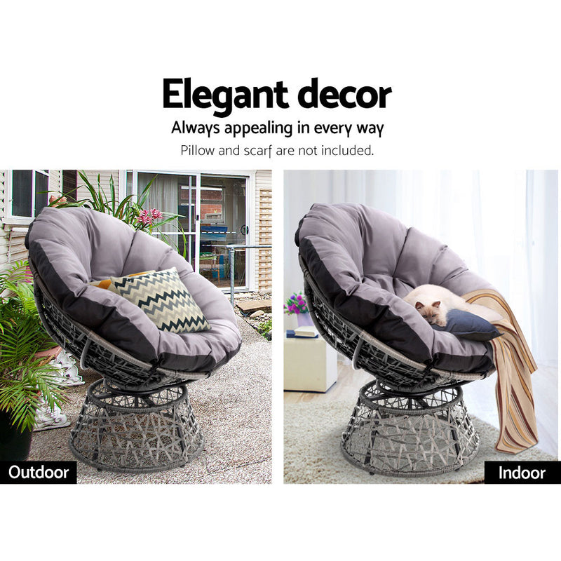 Lachlan 3 Piece Outdoor Set - Grey