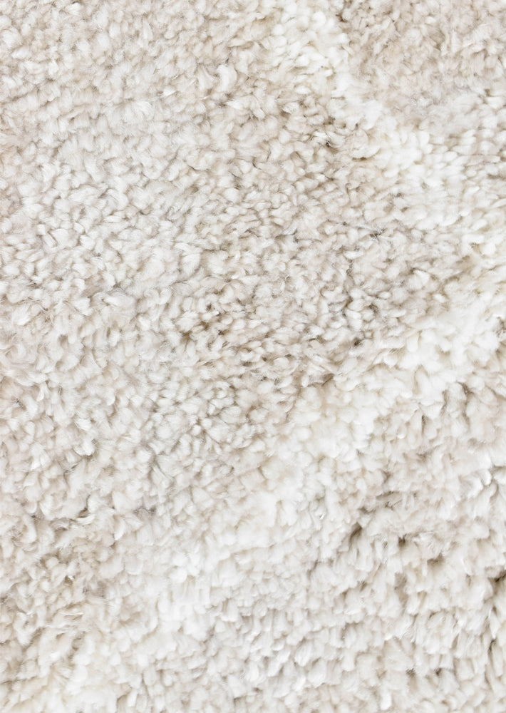 Palermo Shaggy Rug 0B482A Cream Beige.