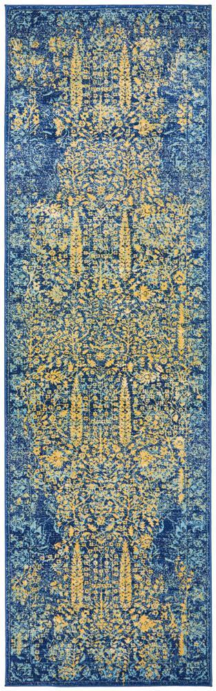 Luminosity 411 Royal Blue Runner Rug.