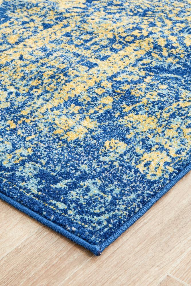 Luminosity 411 Royal Blue Runner Rug.