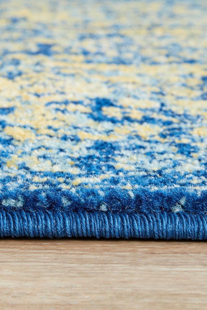 Luminosity 411 Royal Blue Runner Rug.