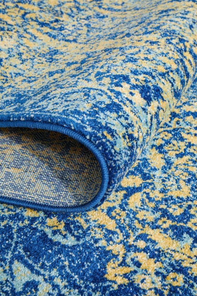 Luminosity 411 Royal Blue Runner Rug.