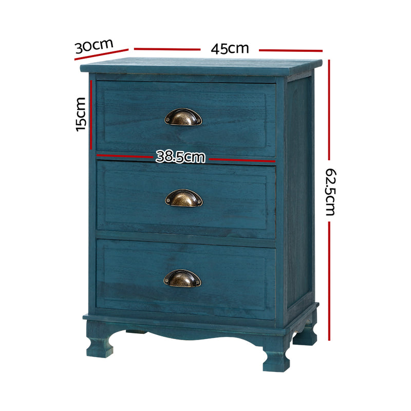 Isdes Bedside - Blue