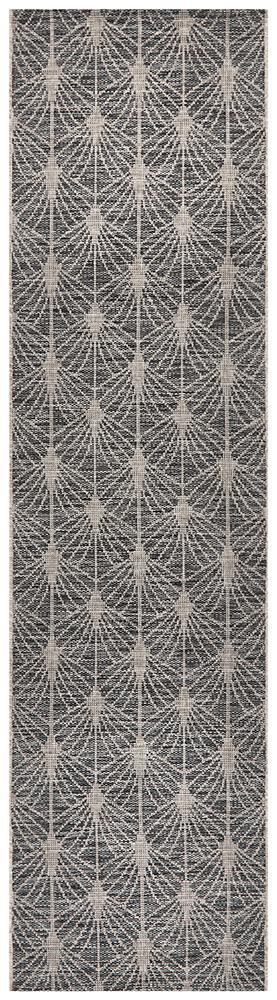 Culture Terrace 5502 Black Runner Rug.