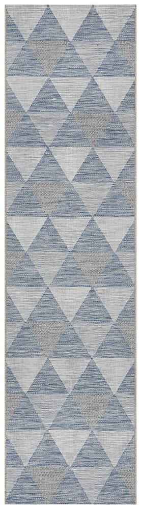 Culture Terrace 5503 Blue Runner Rug.