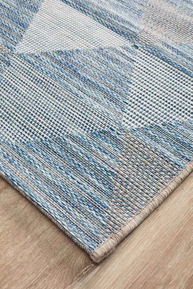 Culture Terrace 5503 Blue Runner Rug.