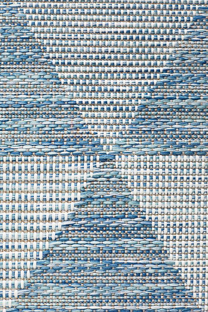 Culture Terrace 5503 Blue Runner Rug.