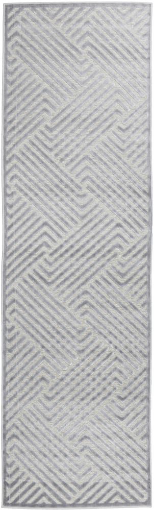 York Cindy Silver Runner Rug.